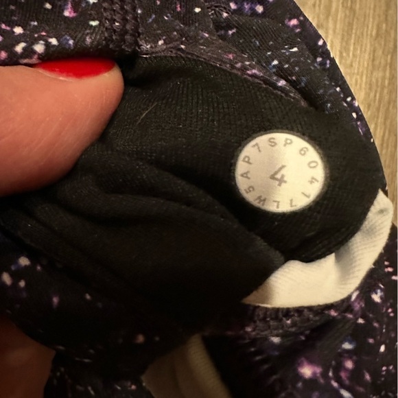 Lululemon Wunder Under Hi-Rise Tight 28" Crystalline Multi Galaxy Print Sz 4 - Picture 13 of 14